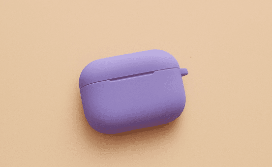 Case lila para AirPods