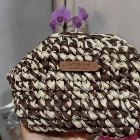 Monedero tejido trenzado